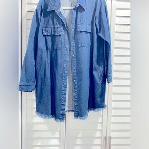 NWOT LADIES DENIM SHIRT